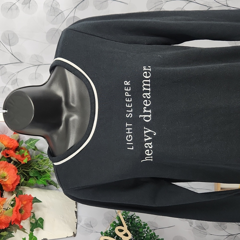 Kate Spade New York Light Sleeper heavy dreamer Sleep Top - Picture 6 of 10